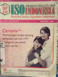 Image of ISO Informasi Spesialite Obat Indonesia Volume 45 - 2010 Sampai Dengan 2011