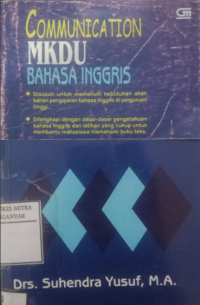 Image of Communication Mkdu Bahasa Inggris