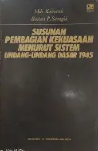 Image of Susunan Pembagian Kekuasaan Menurut Sistem Undang - Undang Dasar 1945