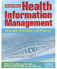 Image of Health Information Management : Concepts, Principles and Practice Second Edition