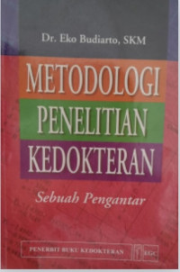 Image of Metodologi Penelitian Kedokteran