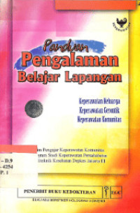 Image of Panduan Pengalaman Belajar Lapangan : Keperawatan Keluarga Keperawatan Gerontik Keperawatan Komunitas