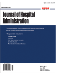 Image of Journal Of Hospital Administration